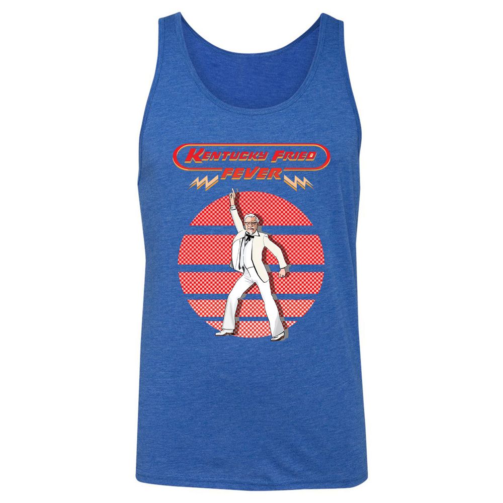 Unisex Jersey Tank - 36KJKMUY - True Royal Triblend - 12