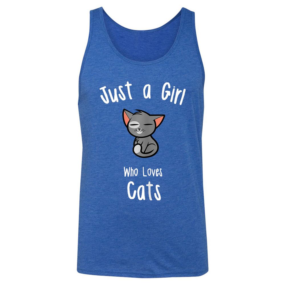 Unisex Jersey Tank - MA3SM415 - True Royal Triblend - 12