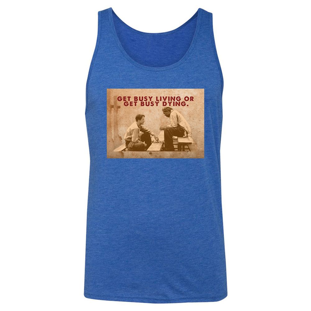 Unisex Jersey Tank - QMK3K9GT - True Royal Triblend - 12