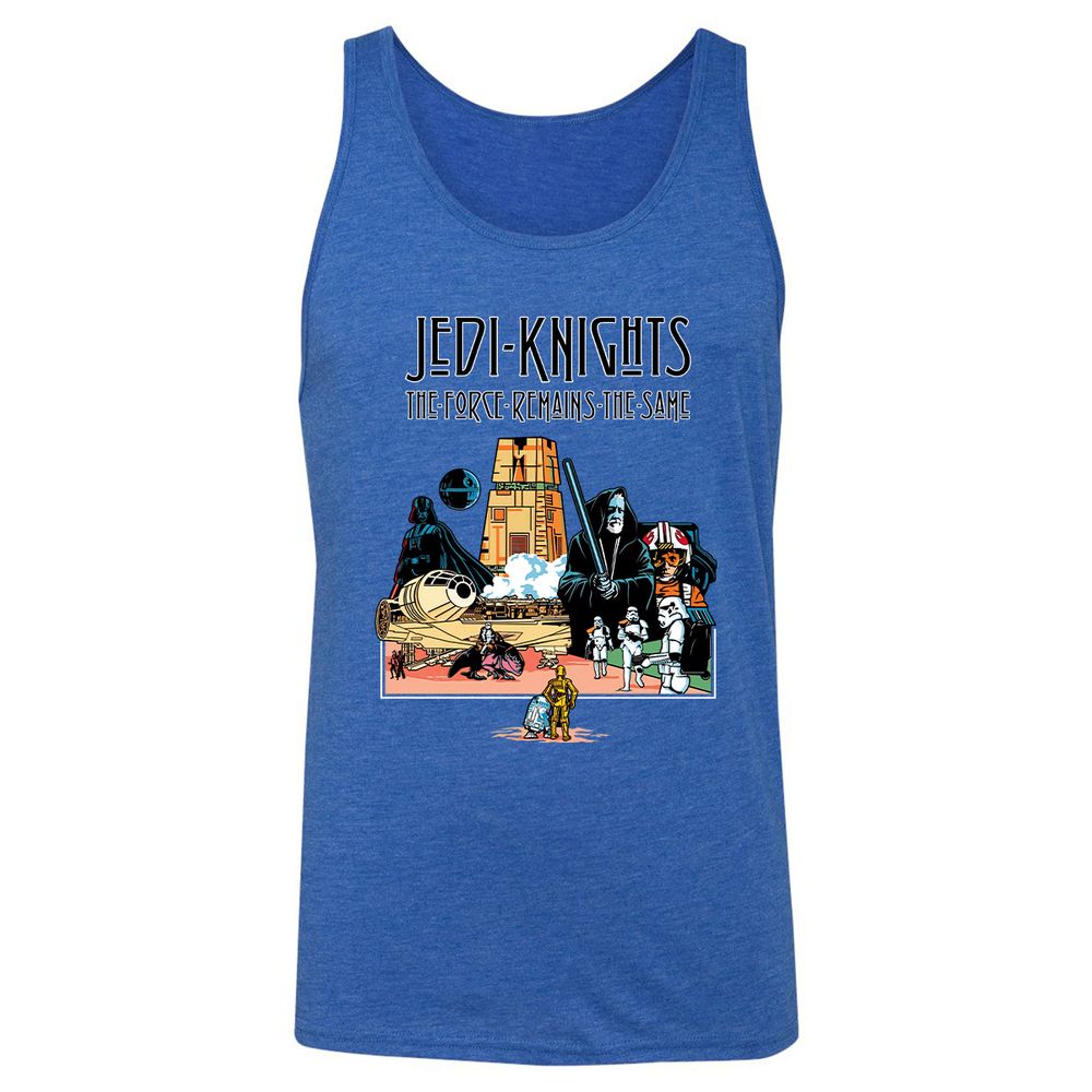 Unisex Jersey Tank - BAZNYGH8 - True Royal Triblend - 12