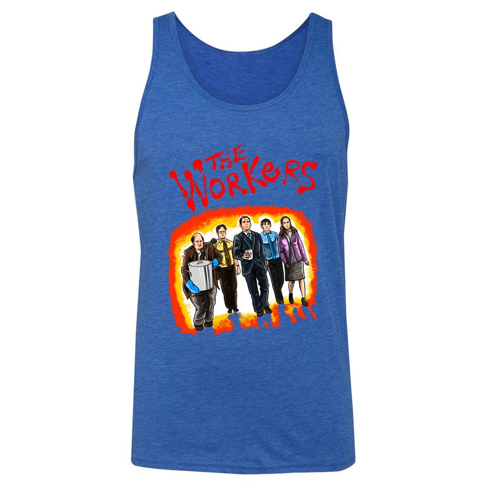 Unisex Jersey Tank - D178WL1H - True Royal Triblend - 12