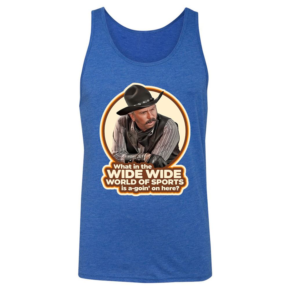 Unisex Jersey Tank - ZHSBRDWX - True Royal Triblend - 12