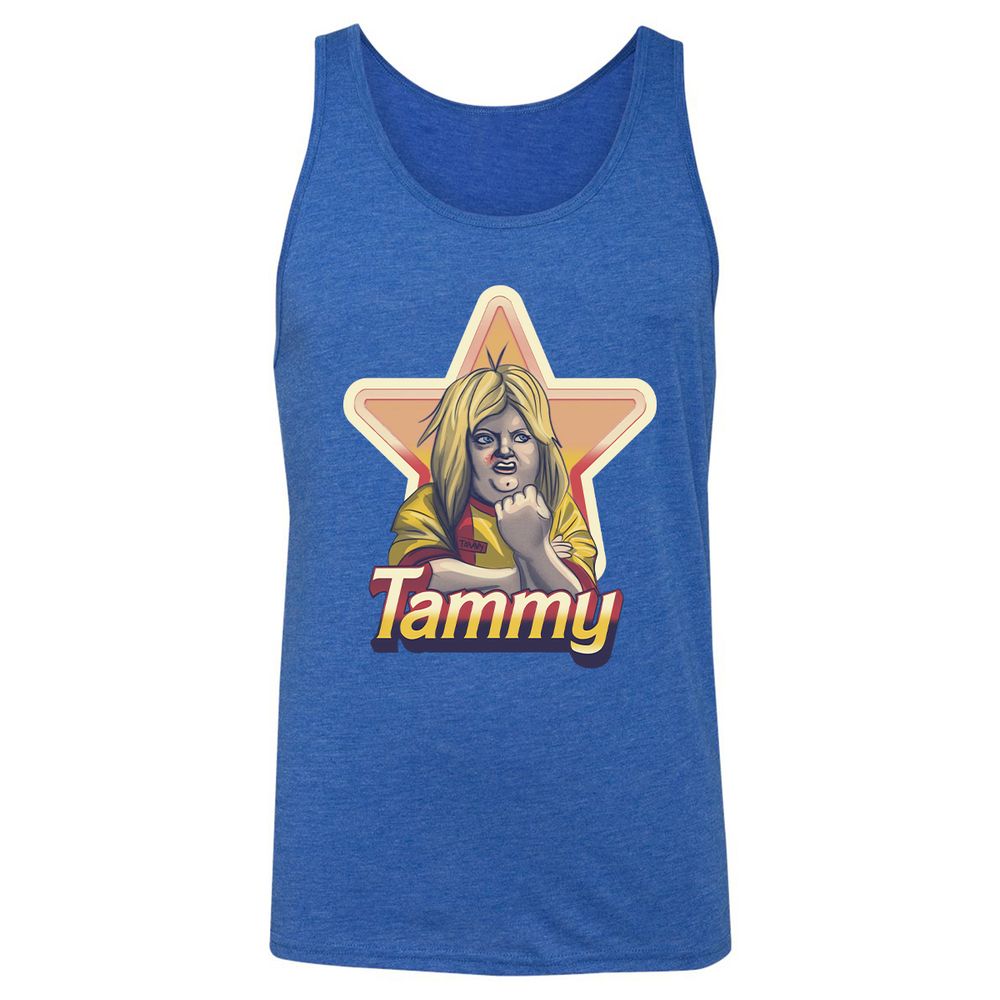 Unisex Jersey Tank - HNQBWWBZ - True Royal Triblend - 12