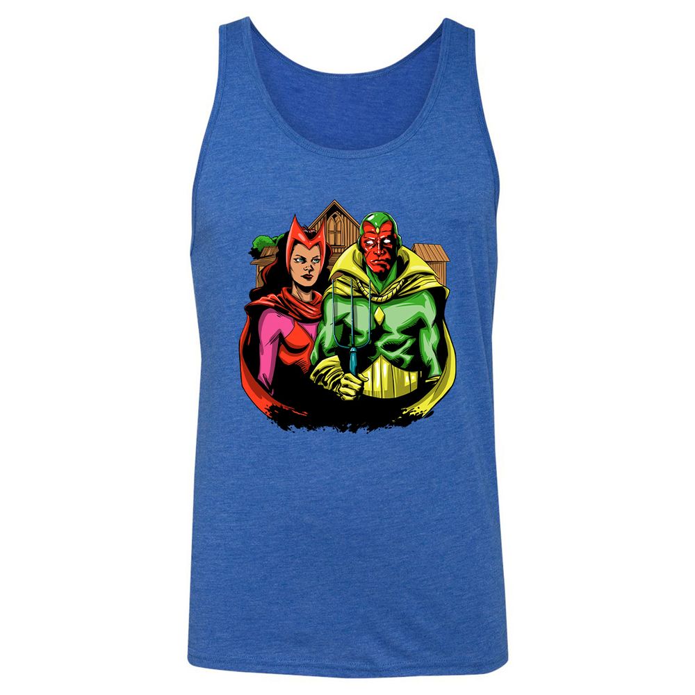 Unisex Jersey Tank - U64CUP2L - True Royal Triblend - 12