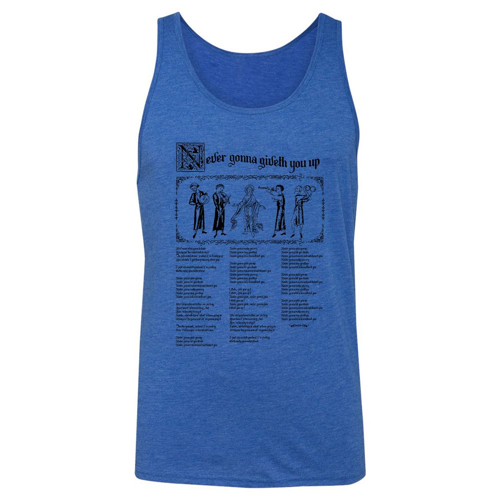 Unisex Jersey Tank - ZPRKQQX5 - True Royal Triblend - 12