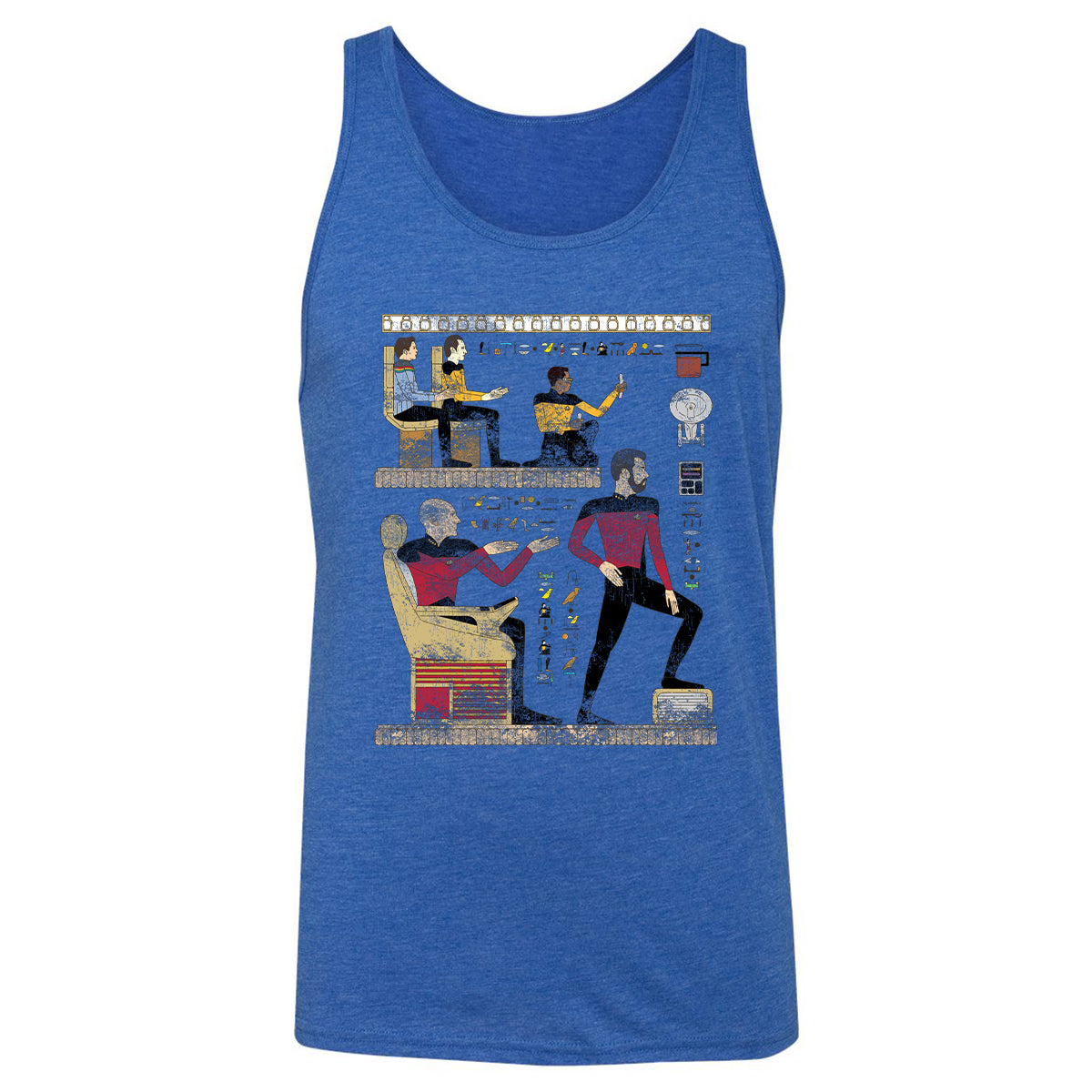 Unisex Jersey Tank - 6VXEZK2F - True Royal Triblend - 12