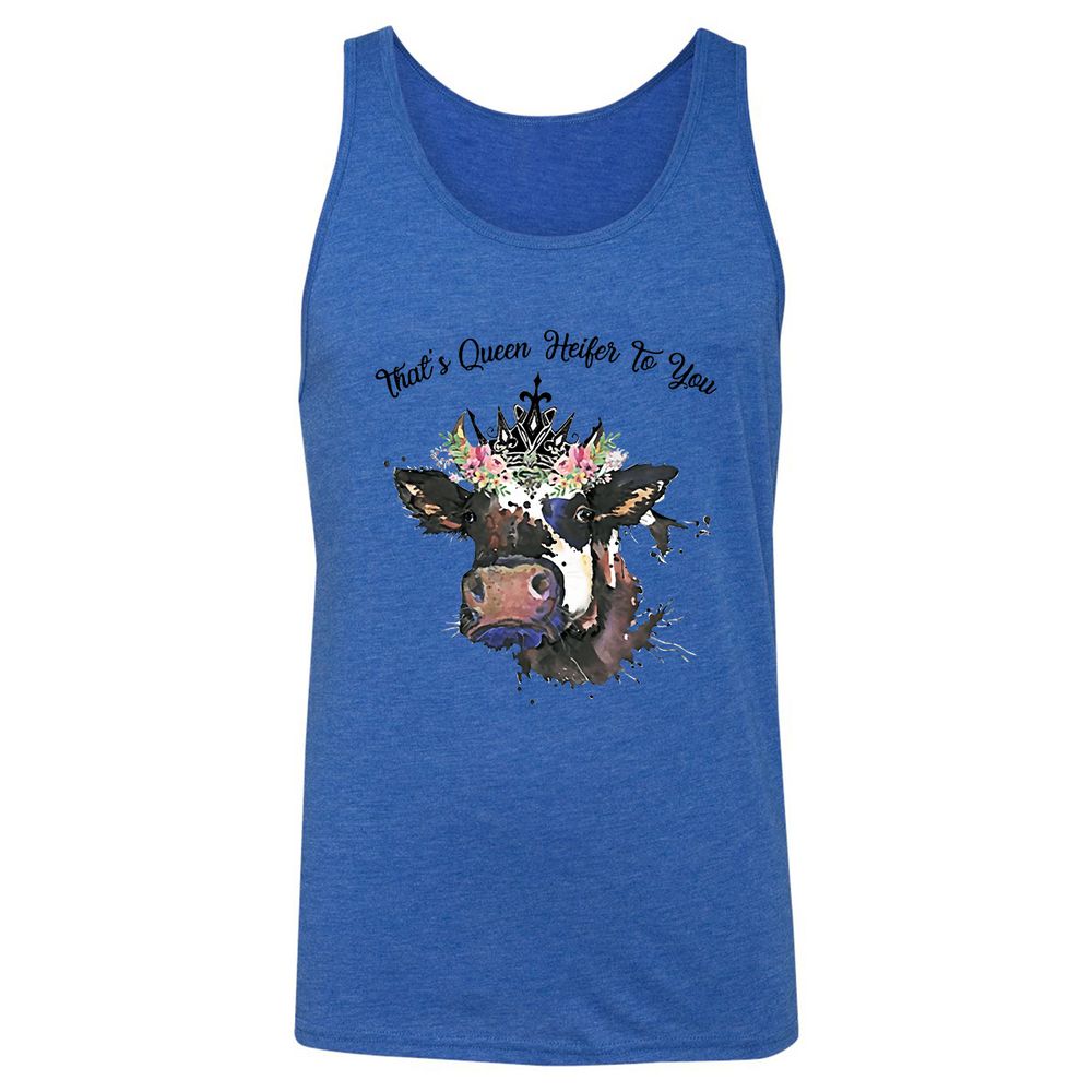Unisex Jersey Tank - WQ7DCMJ4 - True Royal Triblend - 12