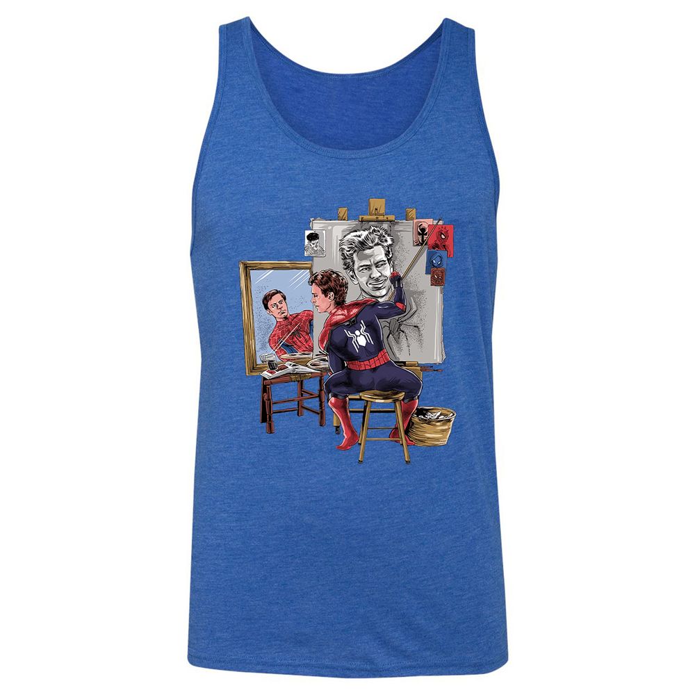 Unisex Jersey Tank - 1V76TKB1 - True Royal Triblend - 12