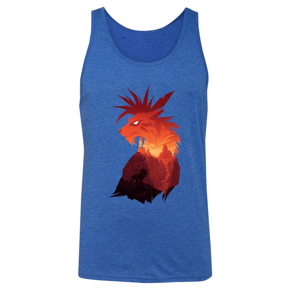 Unisex Jersey Tank - DRPL2MG5 - True Royal Triblend - 12