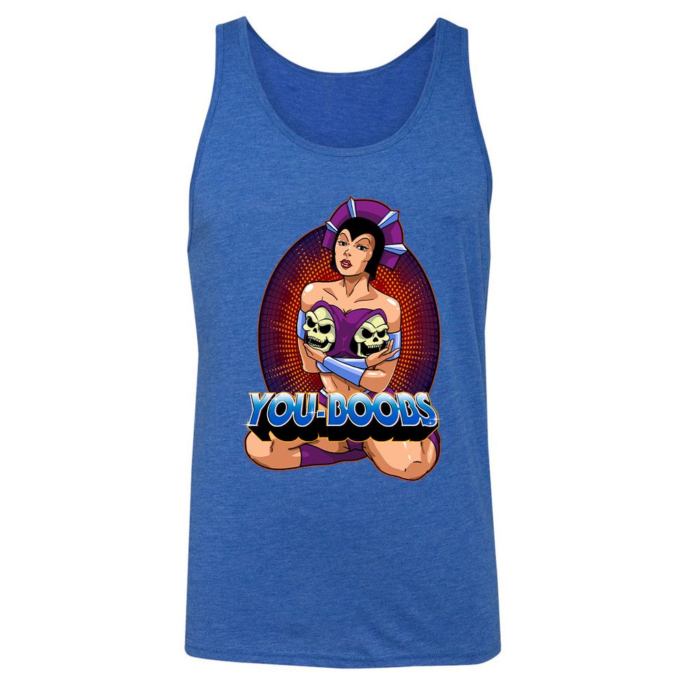 Unisex Jersey Tank - SQB6EZST - True Royal Triblend - 12