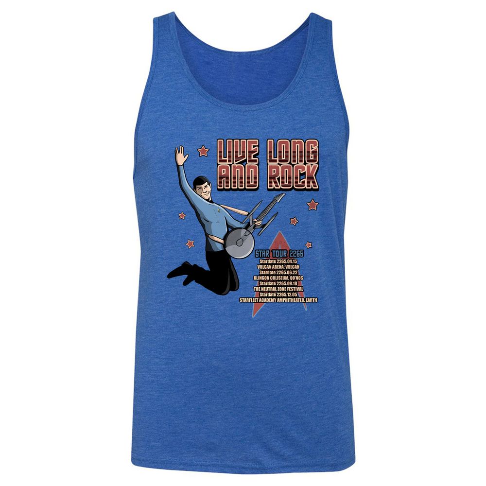 Unisex Jersey Tank - CN74PCQB - True Royal Triblend - 12