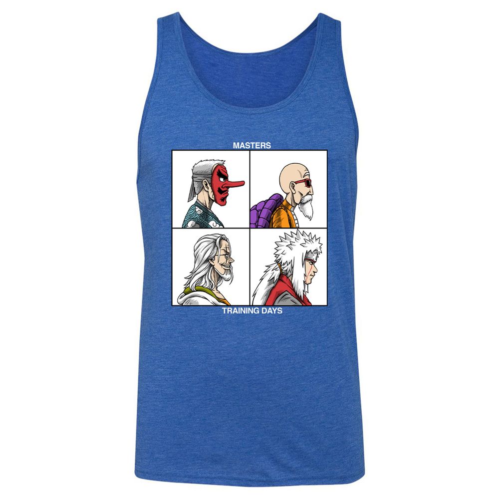 Unisex Jersey Tank - UJ2V1R3W - True Royal Triblend - 12
