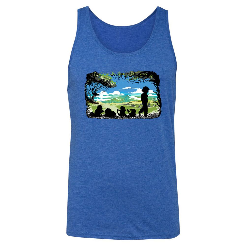 Unisex Jersey Tank - UAMY6EEK - True Royal Triblend - 12