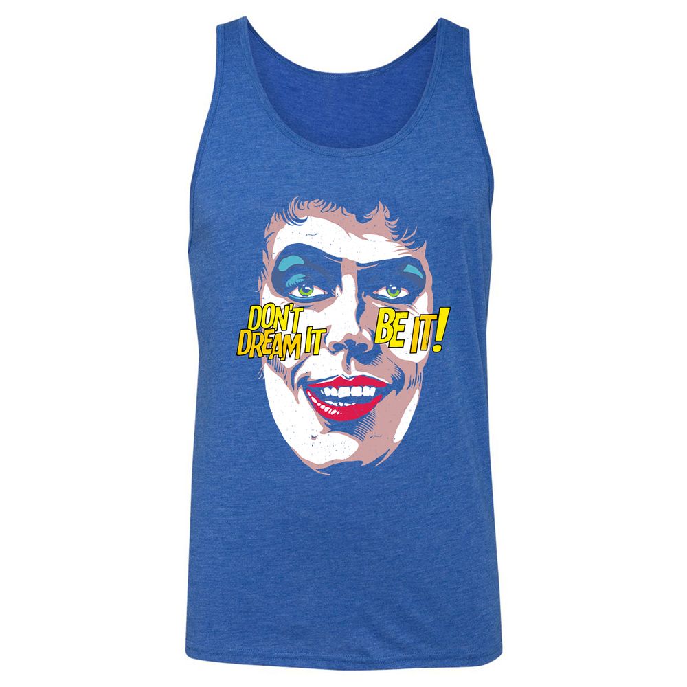 Unisex Jersey Tank - BVUUEZUH - True Royal Triblend - 12