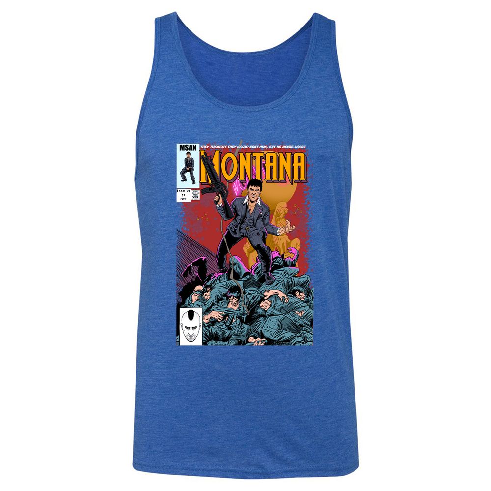 Unisex Jersey Tank - PVE5BYYV - True Royal Triblend - 12