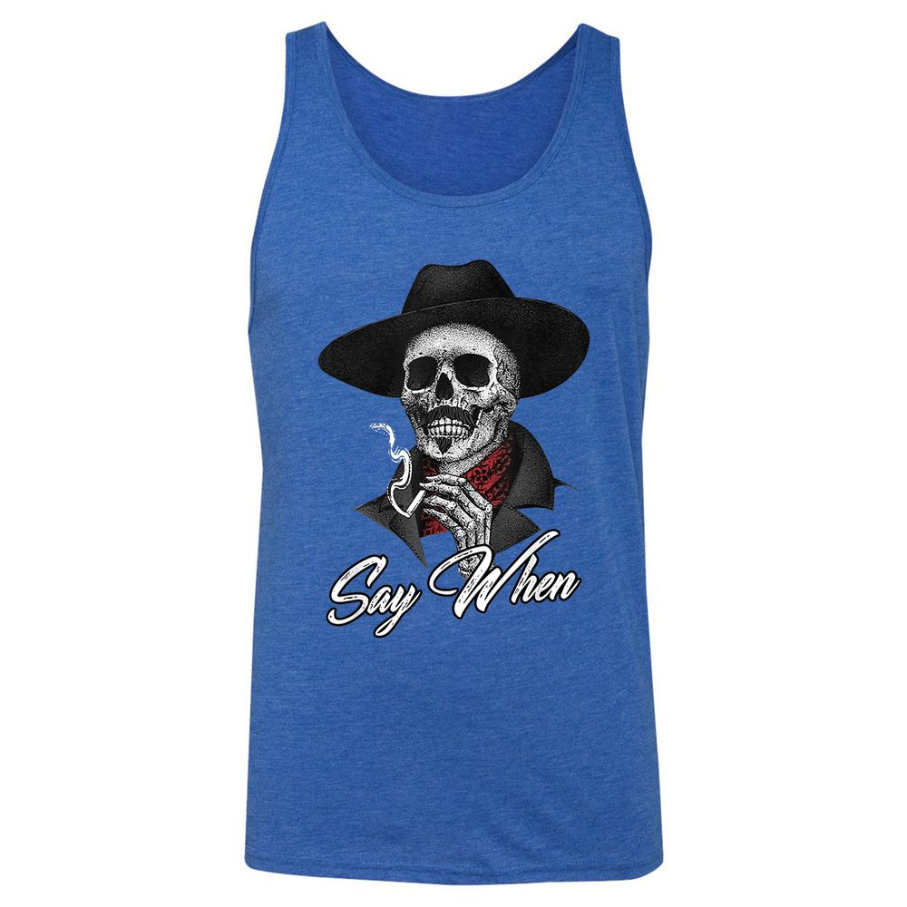 Unisex Jersey Tank - JXUXQS6W - True Royal Triblend - 12
