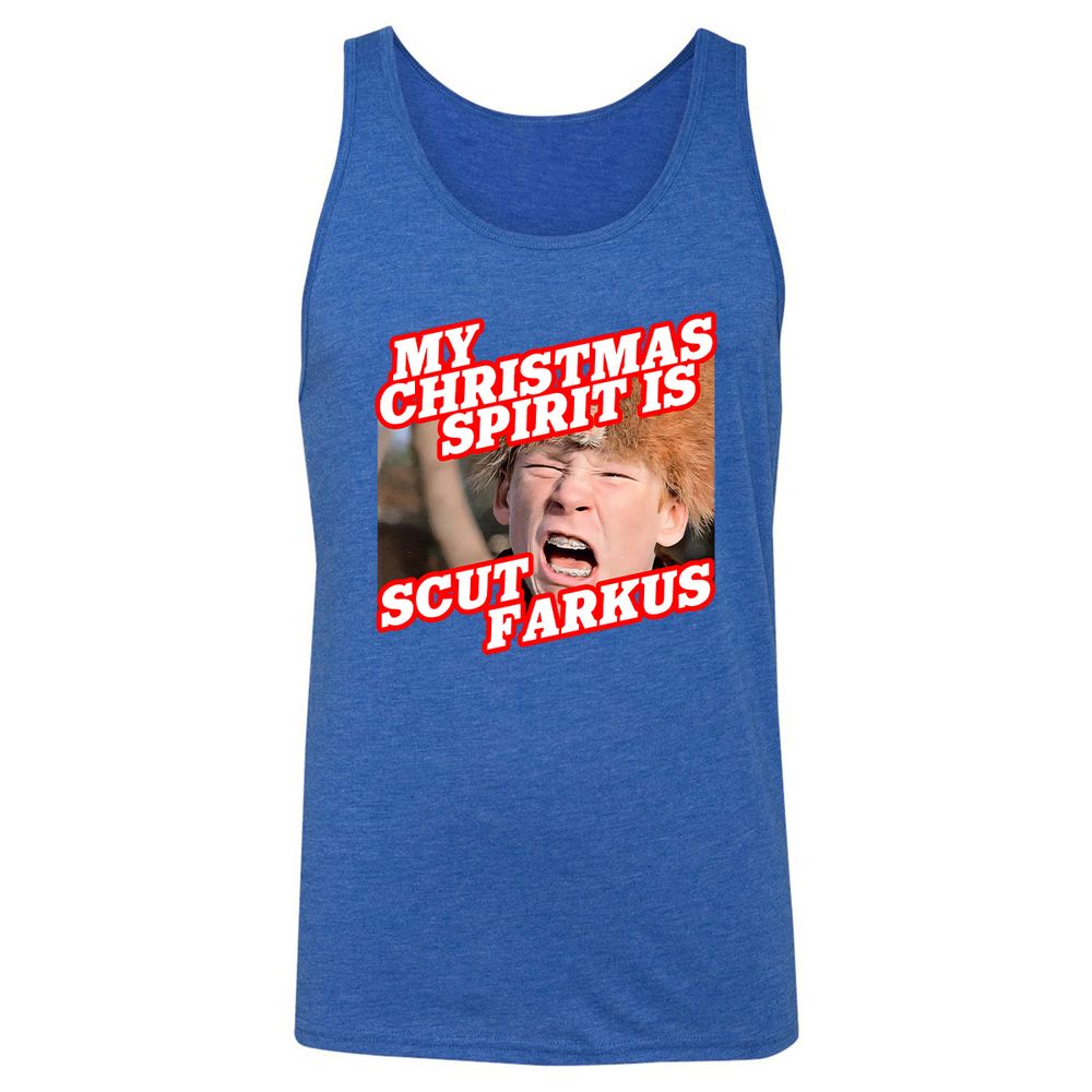 Unisex Jersey Tank - GWJRWVJW - True Royal Triblend - 12