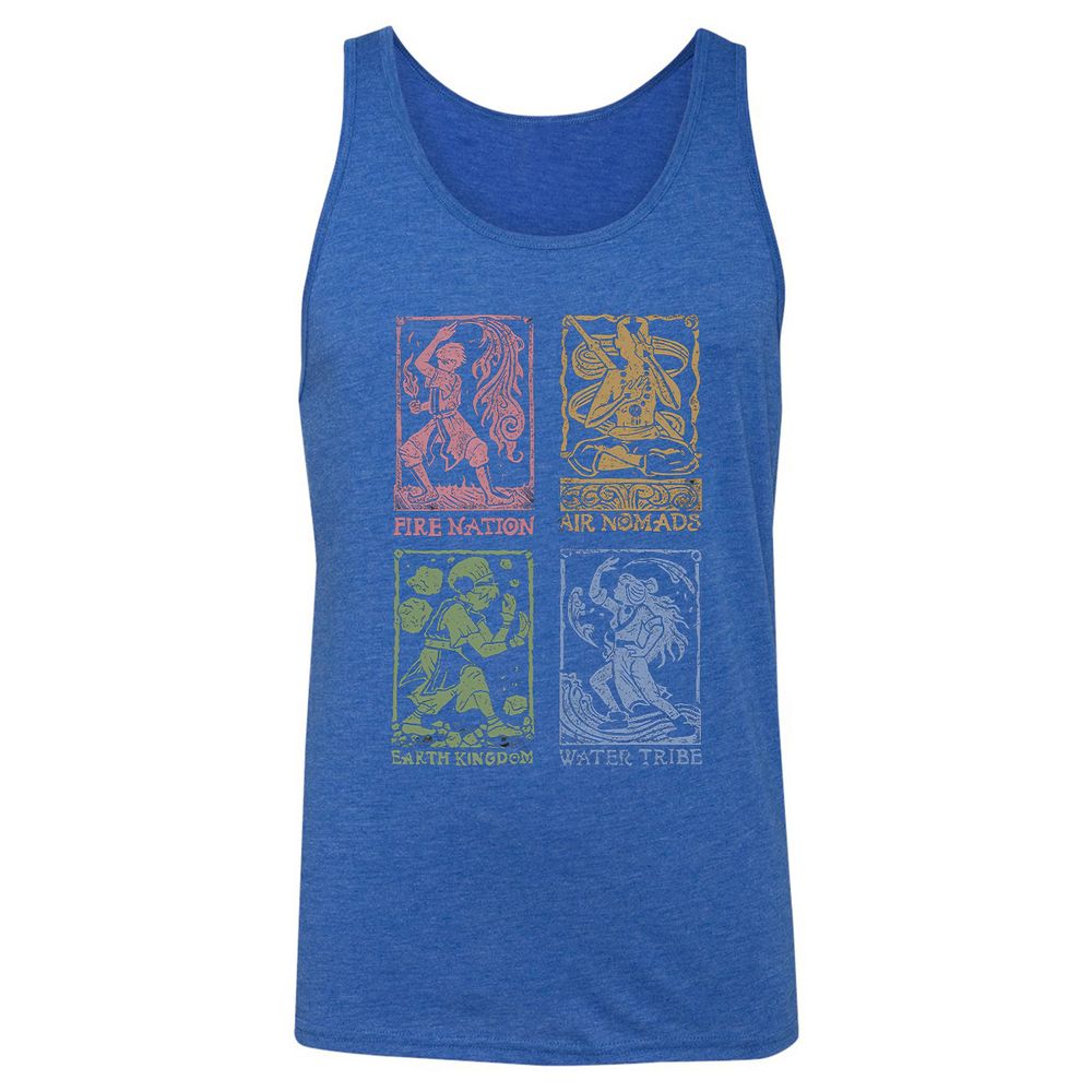 Unisex Jersey Tank - 8VW4ZFCU - True Royal Triblend - 12