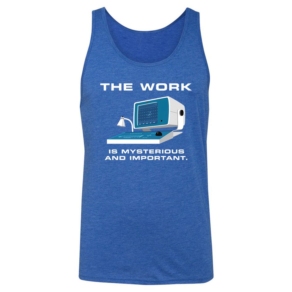 Unisex Jersey Tank - PLSSR7KB - True Royal Triblend - 12