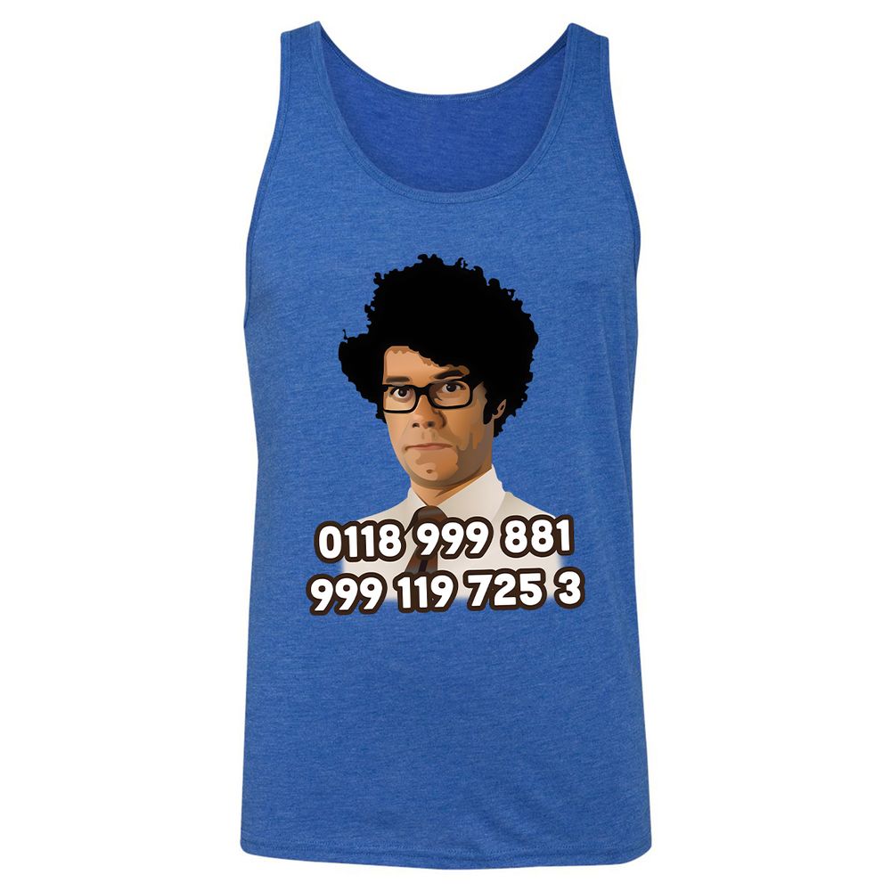 Unisex Jersey Tank - MD8GVSQL - True Royal Triblend - 12