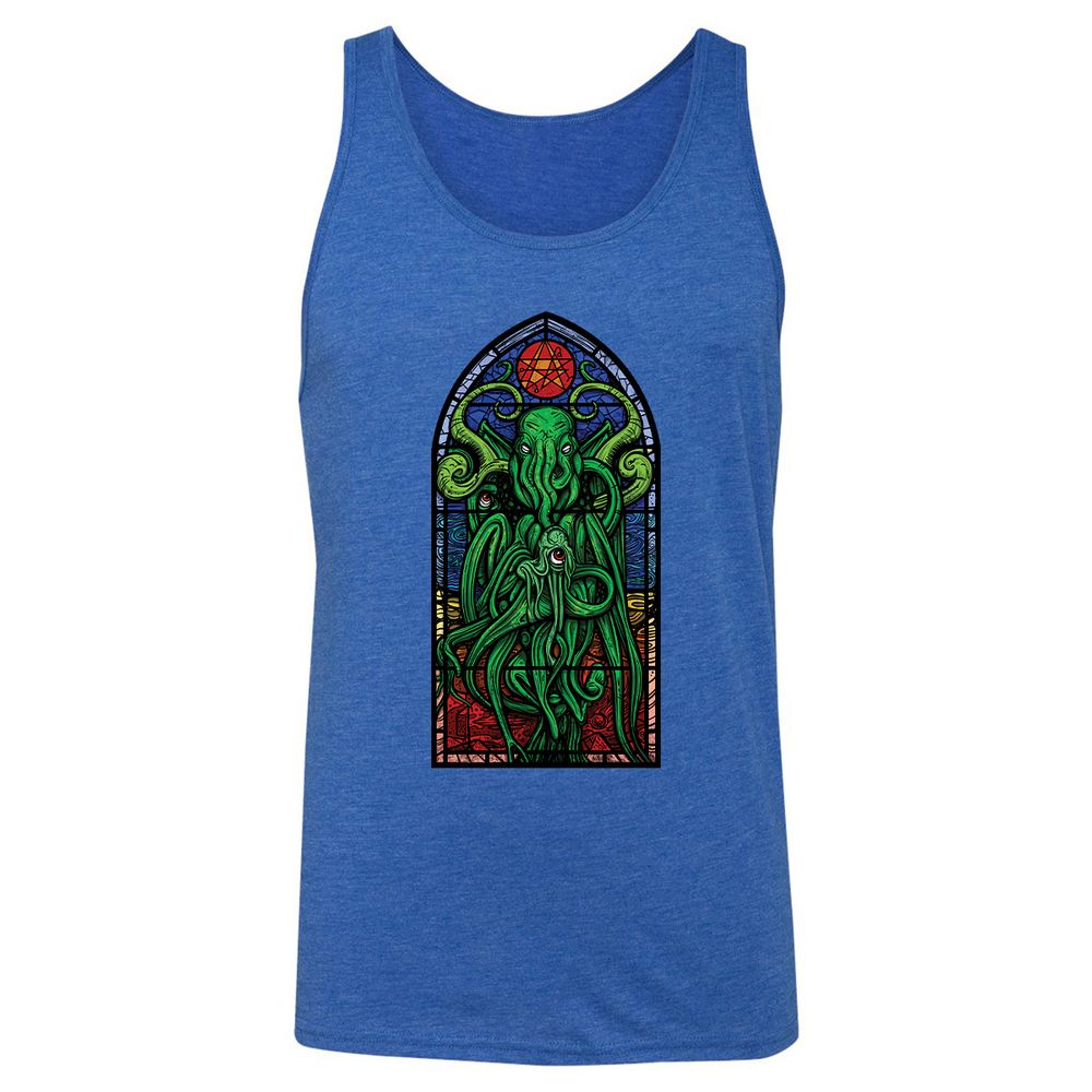 Unisex Jersey Tank - D6TAEBHL - True Royal Triblend - 12