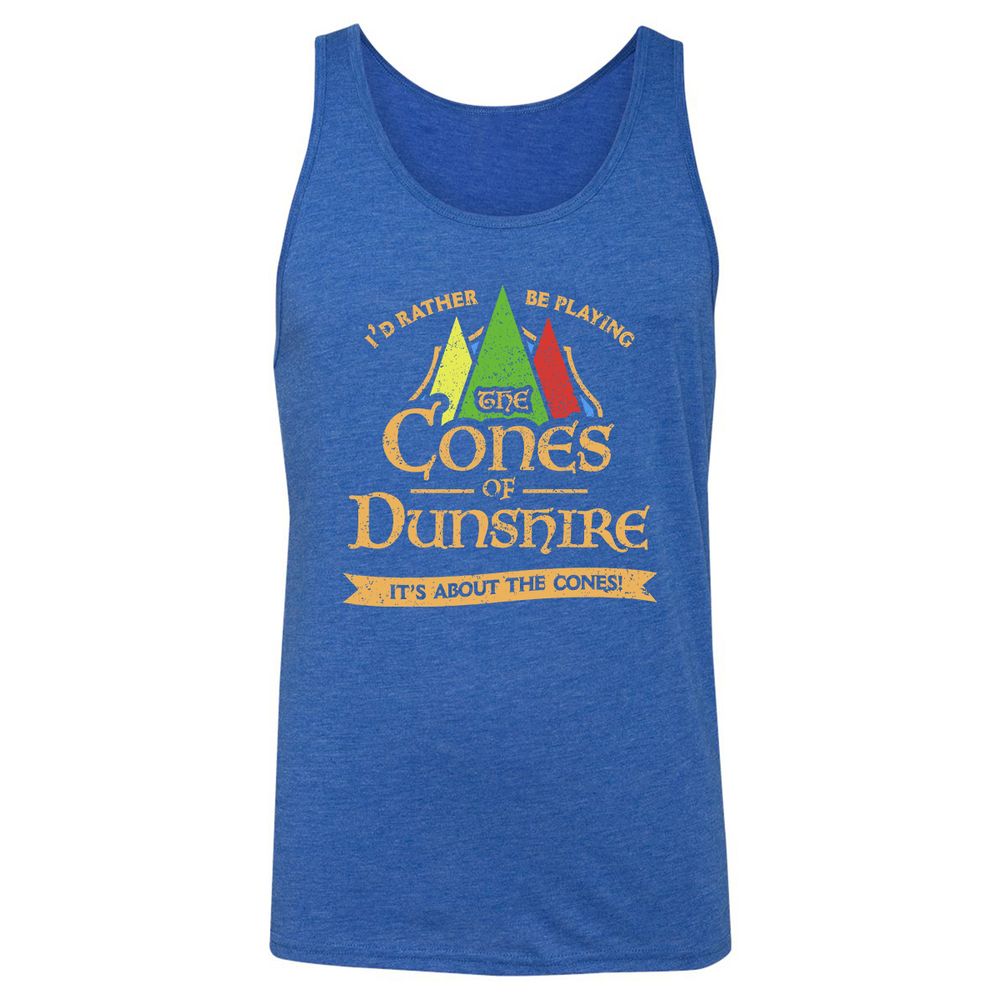 Unisex Jersey Tank - 7CM4YCME - True Royal Triblend - 12