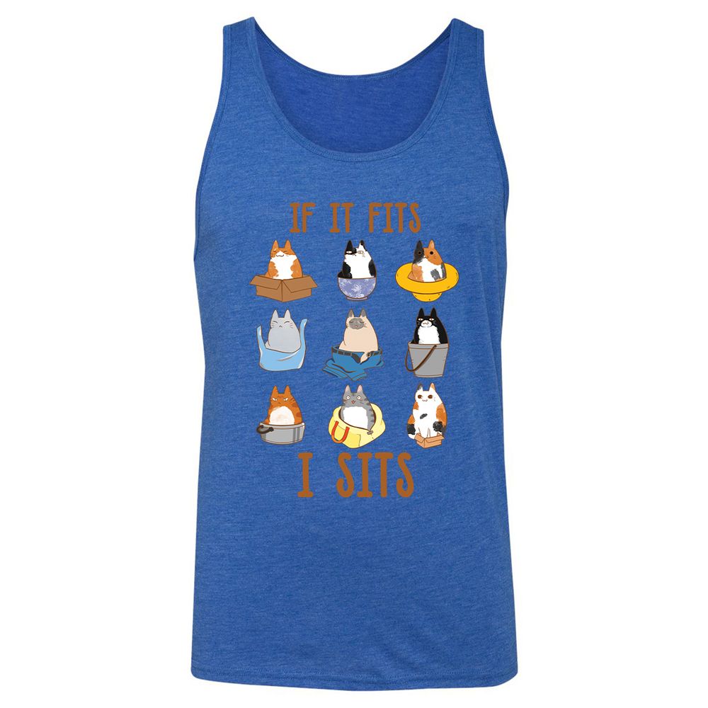 Unisex Jersey Tank - TGAKYNN6 - True Royal Triblend - 12