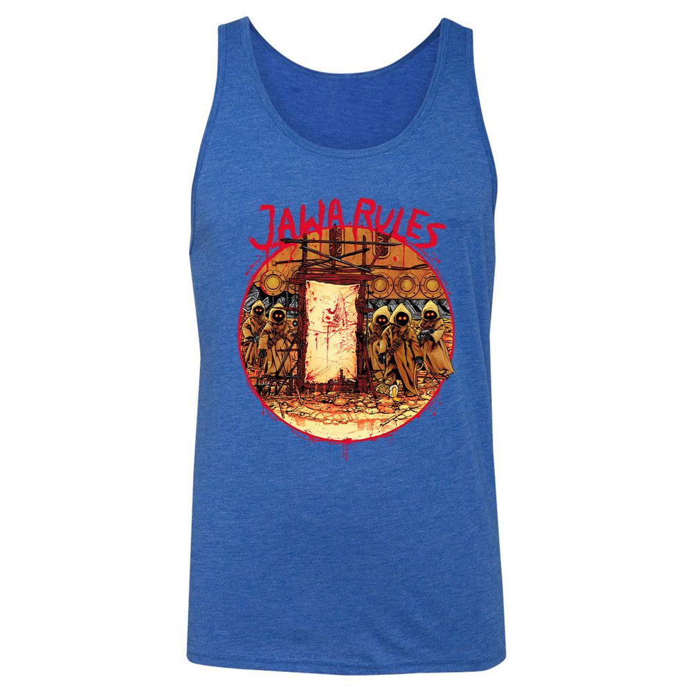 Unisex Jersey Tank - KKJ3LQFN - True Royal Triblend - 12