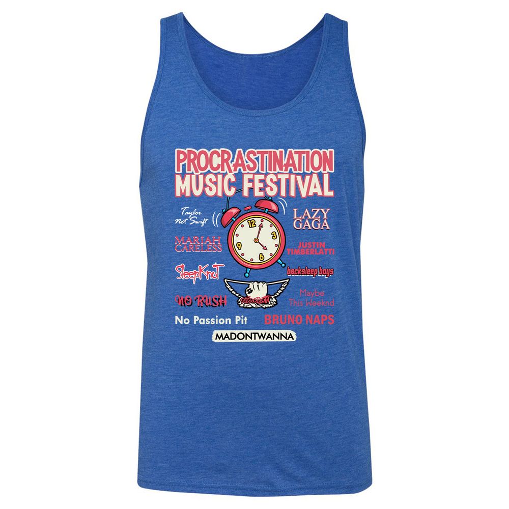 Unisex Jersey Tank - GUVMA4SD - True Royal Triblend - 12