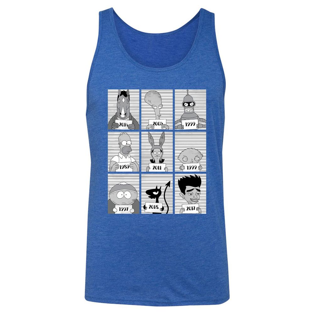 Unisex Jersey Tank - S9EK3C9M - True Royal Triblend - 12