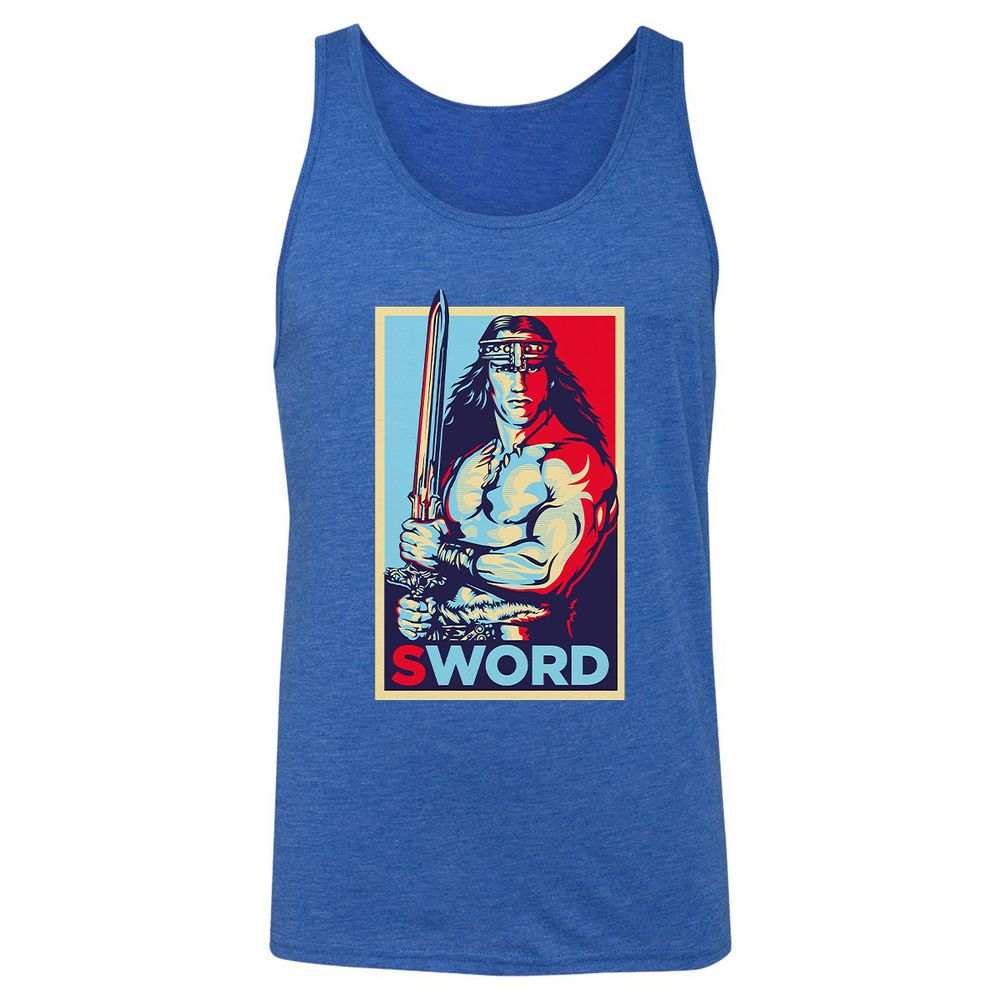 Unisex Jersey Tank - GX6QMY67 - True Royal Triblend - 12