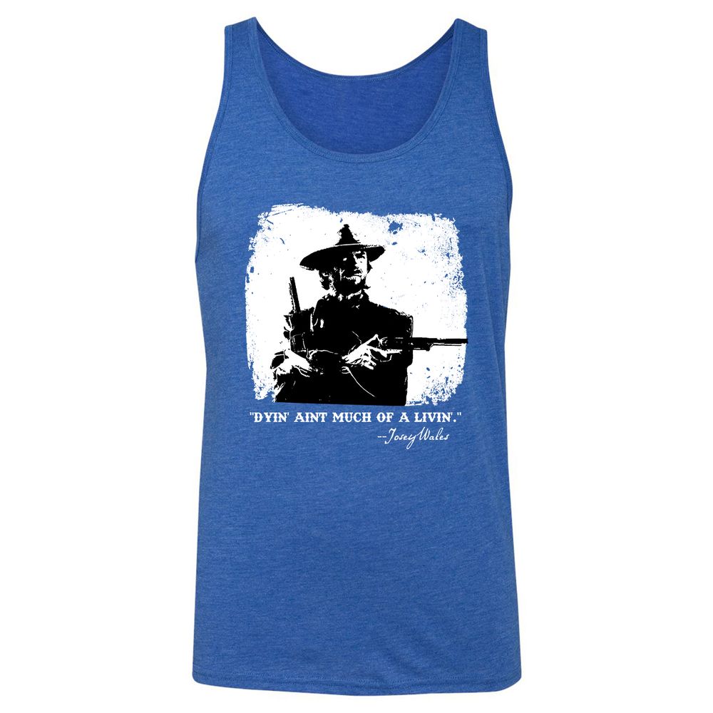 Unisex Jersey Tank - E2HEVWAX - True Royal Triblend - 12