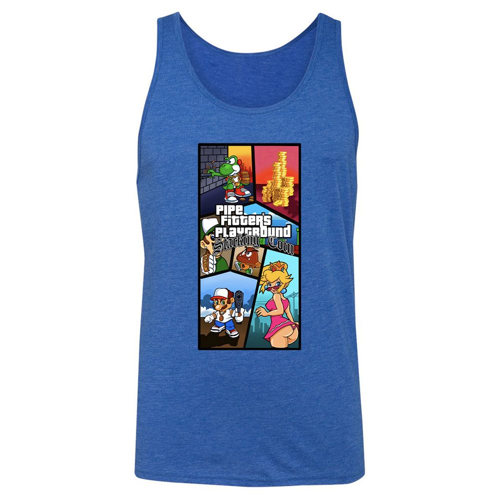 Unisex Jersey Tank - MXWF4QEN - True Royal Triblend - 12
