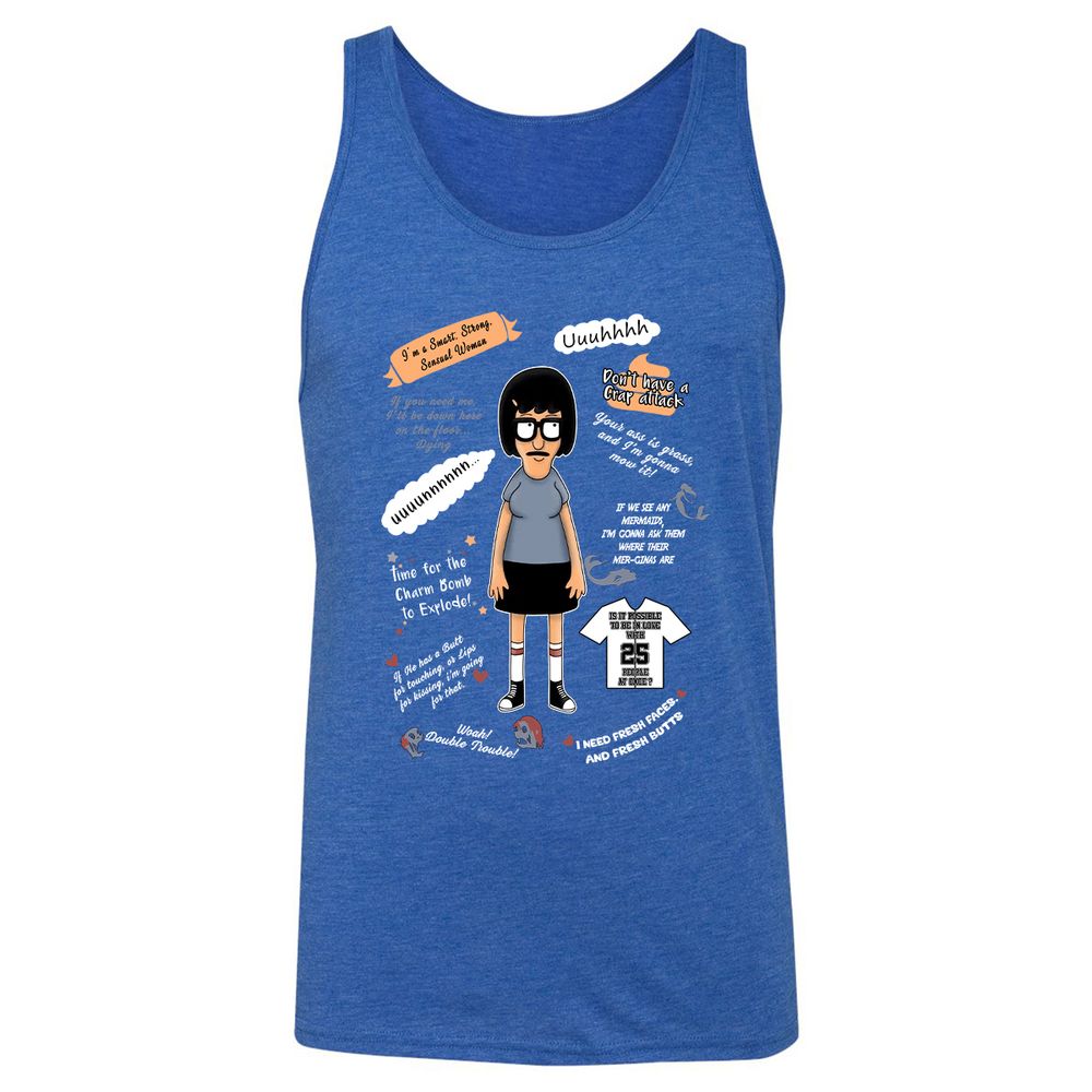 Unisex Jersey Tank - 9X2QMVES - True Royal Triblend - 12