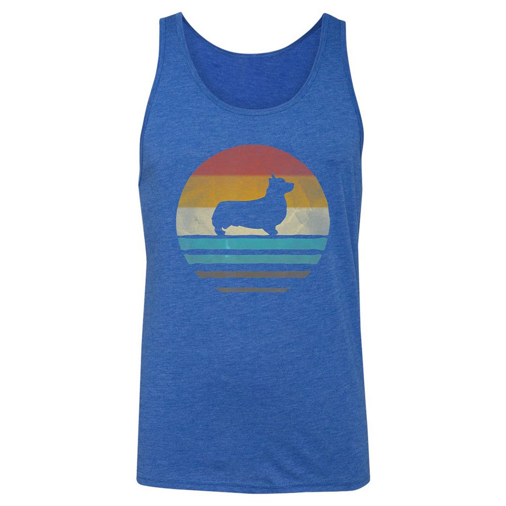 Unisex Jersey Tank - 3SFPAQL4 - True Royal Triblend - 12