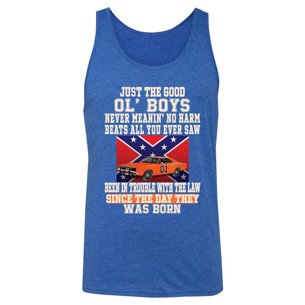 Unisex Jersey Tank - NBQ4PBCF - True Royal Triblend - 12