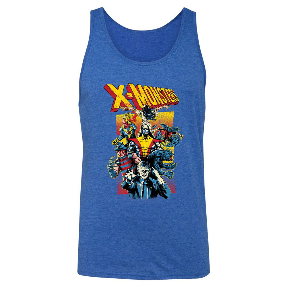 Unisex Jersey Tank - XMC913ZN - True Royal Triblend - 12