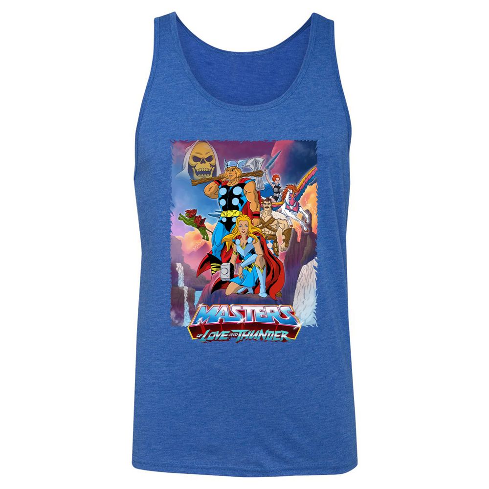 Unisex Jersey Tank - 1D37X3FM - True Royal Triblend - 12