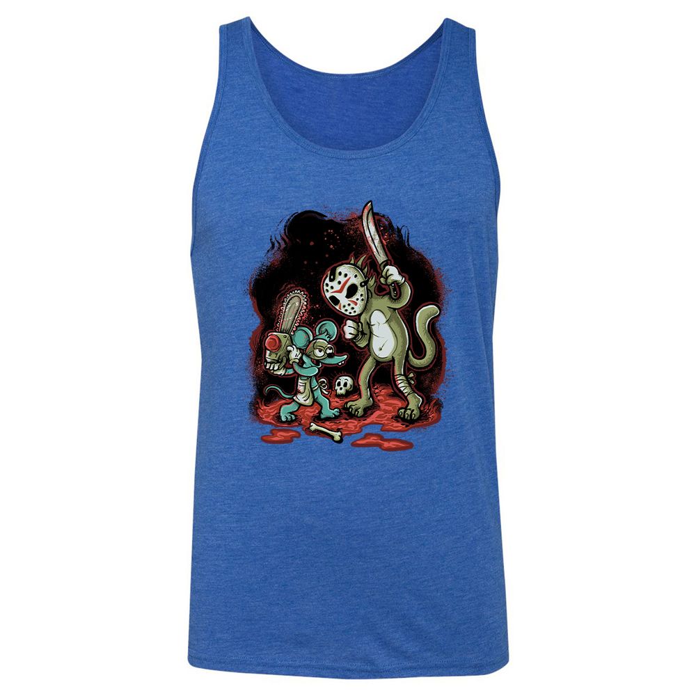 Unisex Jersey Tank - HXQNTBPU - True Royal Triblend - 12