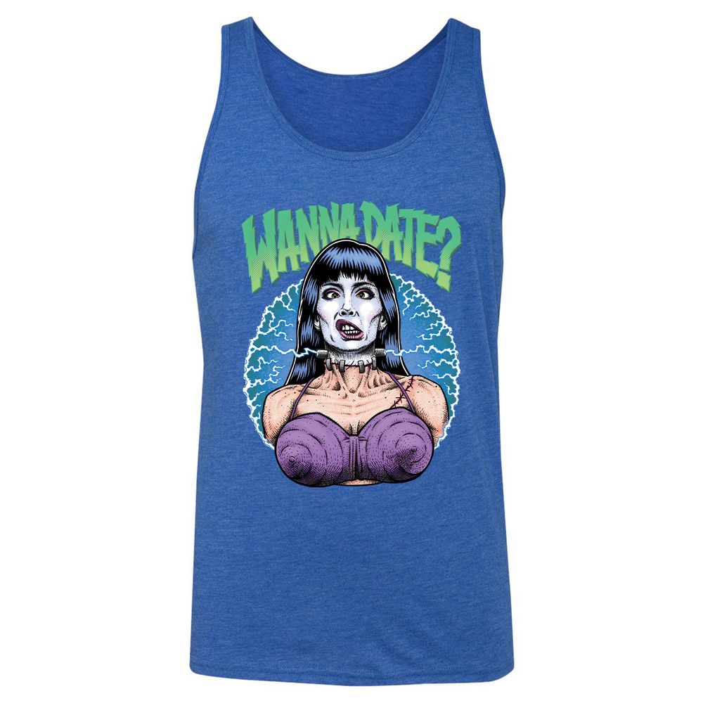 Unisex Jersey Tank - MVR1YYHH - True Royal Triblend - 12