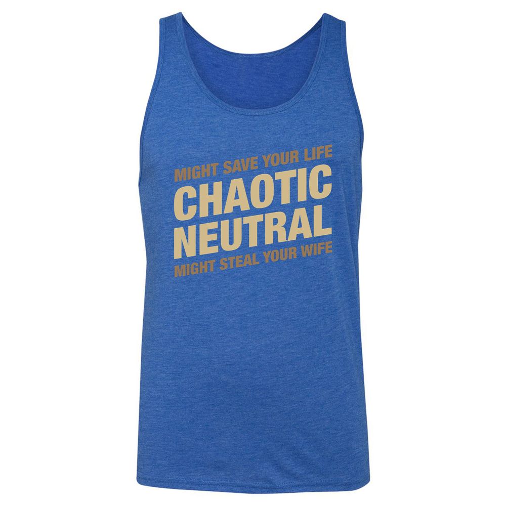 Unisex Jersey Tank - 2W7V71NX - True Royal Triblend - 12