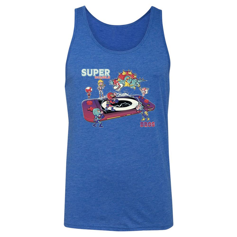 Unisex Jersey Tank - 8W18JUS4 - True Royal Triblend - 12