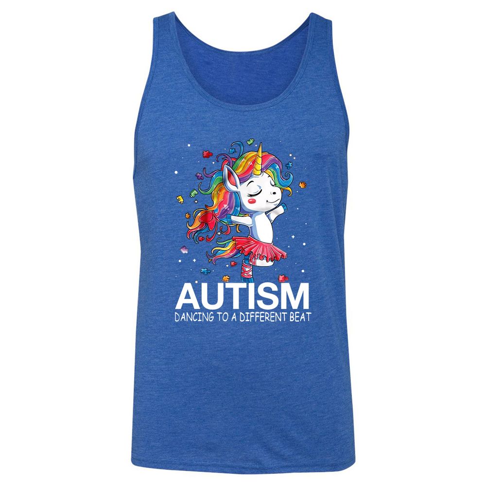 Unisex Jersey Tank - D9BJXG4Y - True Royal Triblend - 12