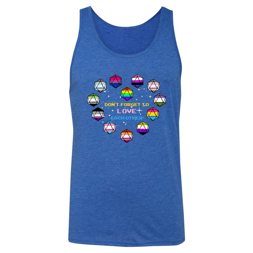 Unisex Jersey Tank - 2E1R5QTQ - True Royal Triblend - 12