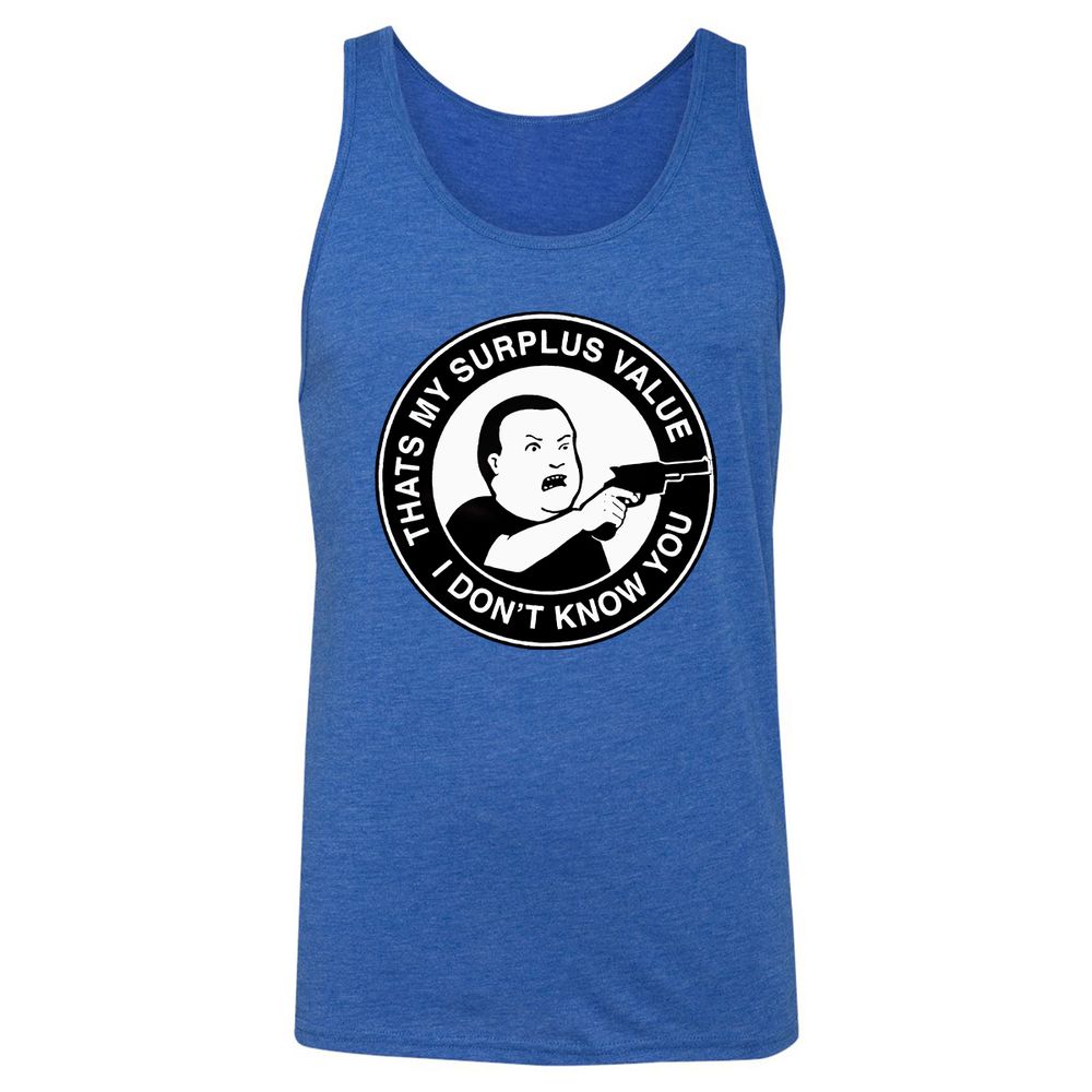 Unisex Jersey Tank - Q2N425J8 - True Royal Triblend - 12