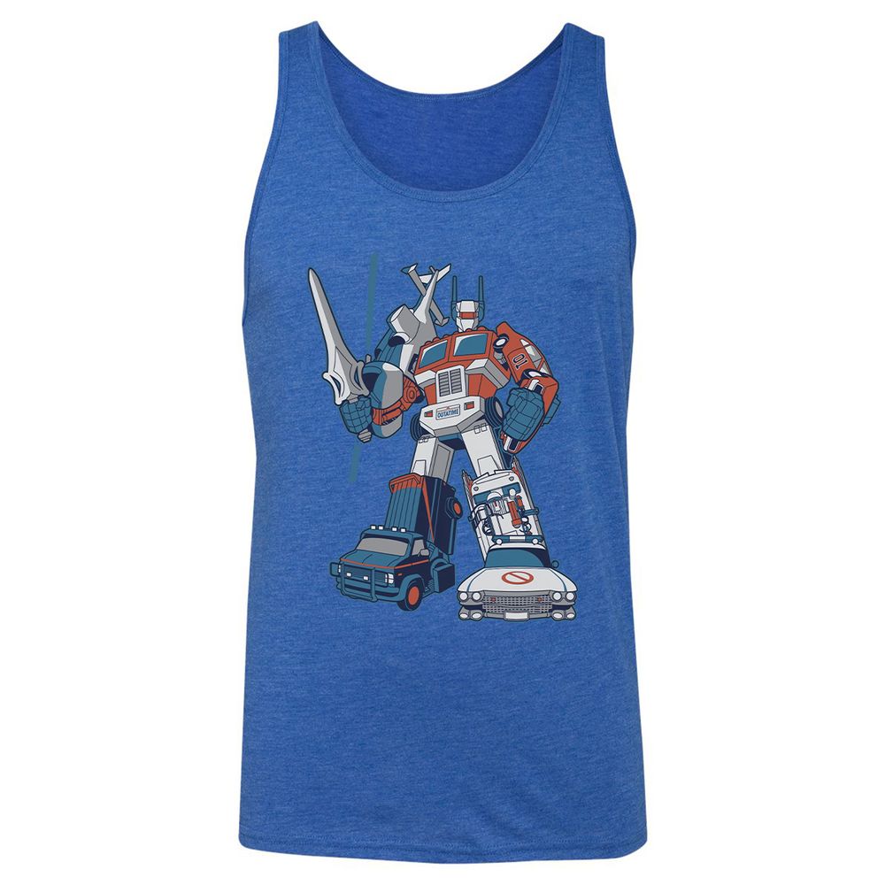 Unisex Jersey Tank - 7L2G6285 - True Royal Triblend - 12