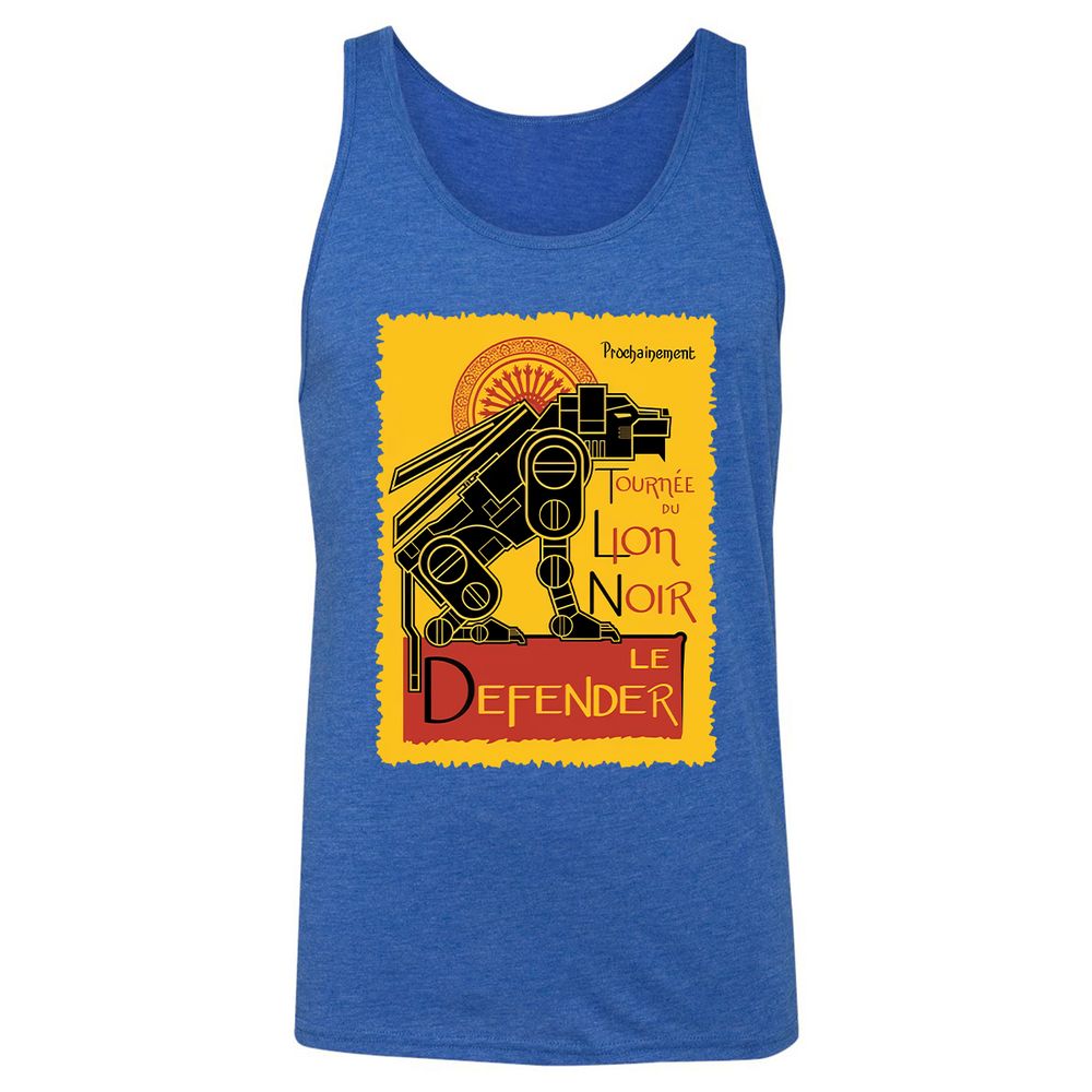 Unisex Jersey Tank - 87E6GNVH - True Royal Triblend - 12