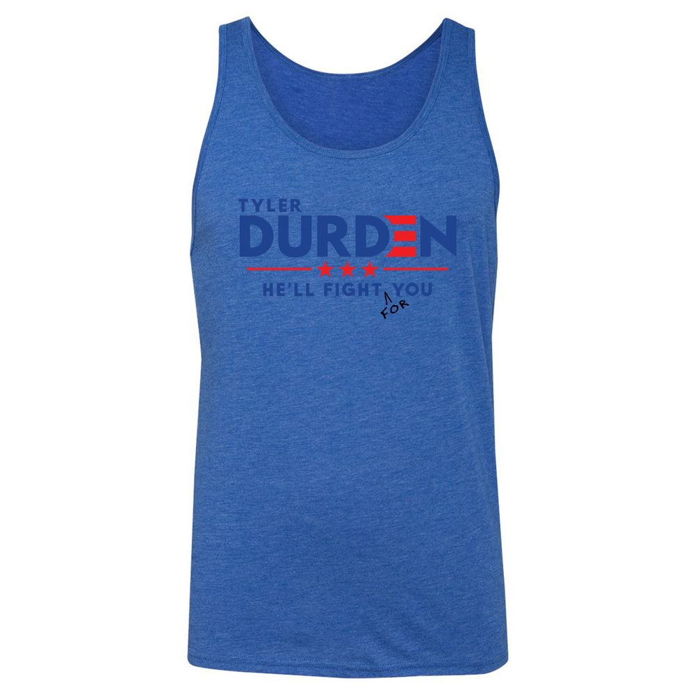 Unisex Jersey Tank - 4H77MX1H - True Royal Triblend - 12
