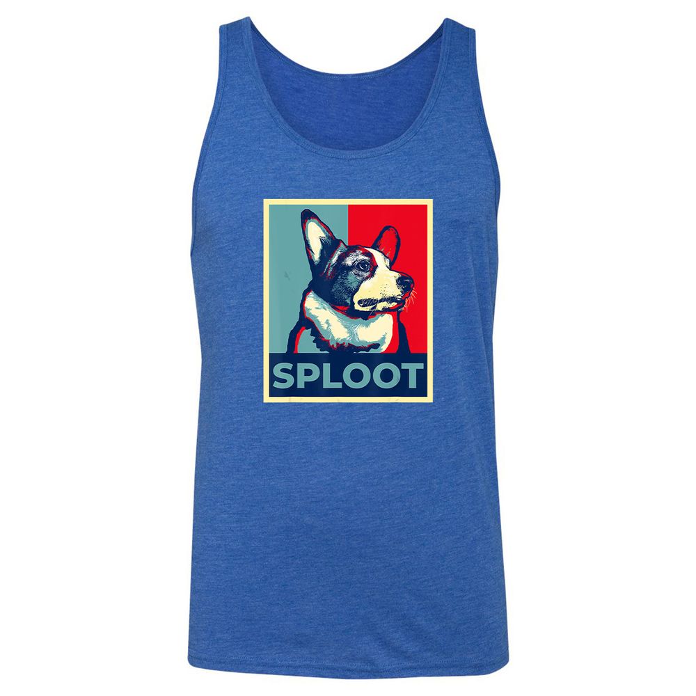 Unisex Jersey Tank - 8TGEGFZT - True Royal Triblend - 12