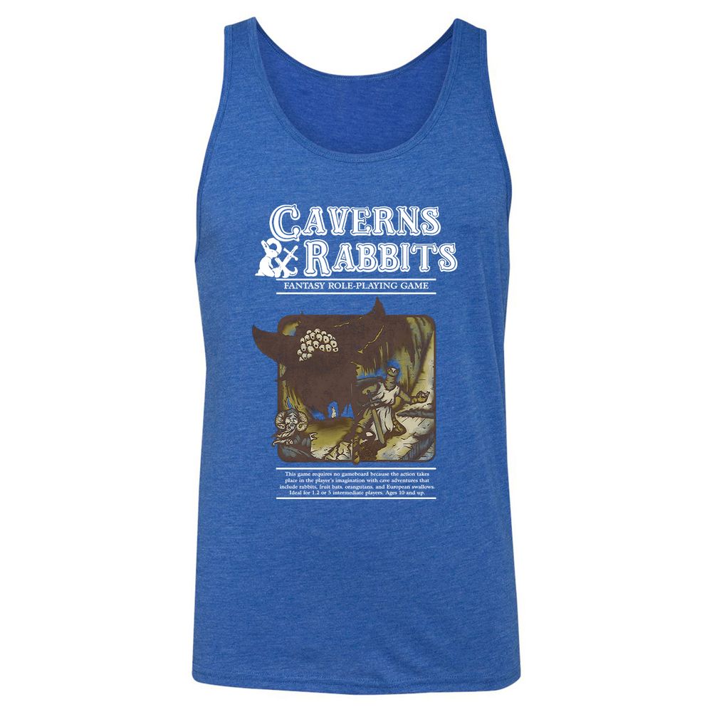 Unisex Jersey Tank - 2GEN69MX - True Royal Triblend - 12